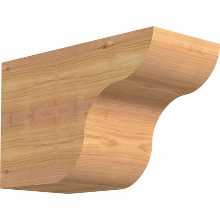 Ekena Millwork Carmel Smooth Rafter Tail, Western Red Cedar, 5 1/2"W x 8"H x 12"L RFT06X08X12CAR00SWR